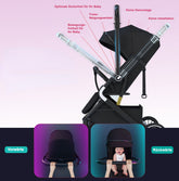 TPFLiving Klappkinderwagen Modell 14 Stoff